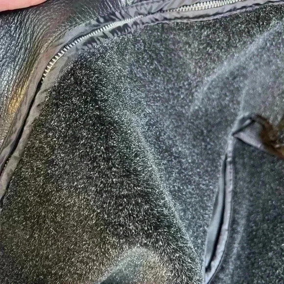 New Old Stock Vintage Guess Men's leather jacket. GUESS  L - Picture 6 of 11